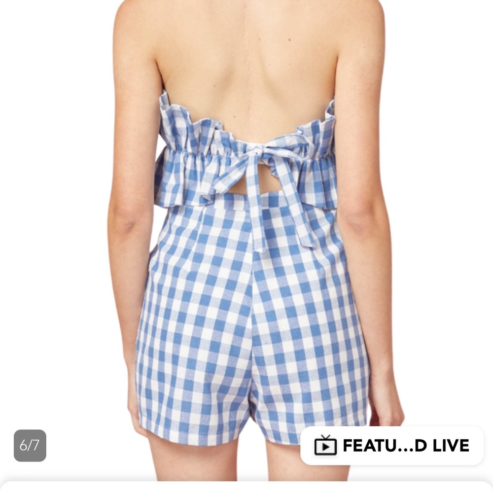 Gingham Romper - image 4